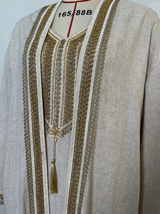 Elegante Túnica Bordada con Cuentas, Nueva, de Dos Piezas, Vestido Musulmán <span class=keywords><strong>para</strong></span> Mujer, <span class=keywords><strong>para</strong></span> Uso Diario Informal en el Medio Oriente - Product Image 4