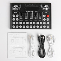 Microphone de jeu GAX-F10, interface audio externe de qualité pour ordinateur, PC, téléphone portable, pour l'enregistrement, carte son