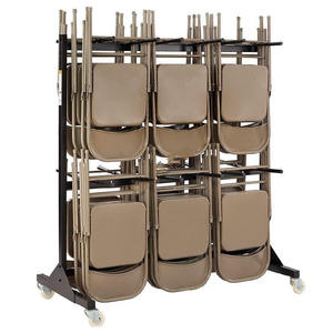 फोल्डिंग चेयर कार फोल्डिंग चेयर स्टोरेज रैक ट्रॉली 84 पीसी स्टोर करने के लिए - Product Image 1