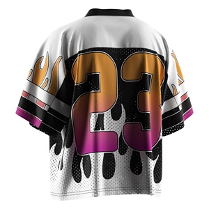 Heritage Sportswear infusé avec une épaule classique <span class=keywords><strong>Old</strong></span> School et un tissu en maille ample pour les amateurs de football vintage - Product Image 5