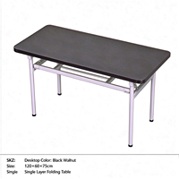 Bureau Minimaliste en Bois Grainé, Table d'Écriture Rectangulaire Moderne en MDF pour la Maison et le Bureau