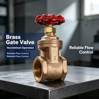 DN15-DN50 NPT BSP laiton filetage interne vanne-vanne manuelle volant vanne à boisseau sphérique hydraulique général OEM conduites d'eau personnalisables