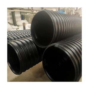 Tuyau de drainage ondulé en HDPE renforcé d'acier, résistant aux basses températures - Product Image 5