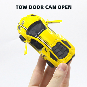 Voiture de sport miniature en métal moulé sous pression à l'échelle 1:43, modèle de supercar à rétrofriction avec portes ouvrantes, pour garçons - <span class=keywords><strong>Prix</strong></span> usine - Product Image 4