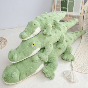 Peluche a Forma di Coccodrillo Simulato, Cuscino Decorativo per Divano, Regalo per Bambini a Tema <span class=keywords><strong>Zoo</strong></span> - Product Image 2