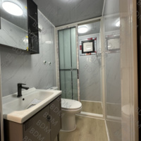 Maison à ossature Maison préfabriquée pliable mini maison conteneur de 3 chambres à coucher avec salle de bain et cuisine