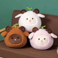 Peluche Alpaga Kawaii, Jouet en Peluche Doux, Poupée Animale Rembourrée, Peluche Personnalisée OEM, Mouton, Lapin, Dessin Animé, Vente en Gros, Apaisant pour Bébé
