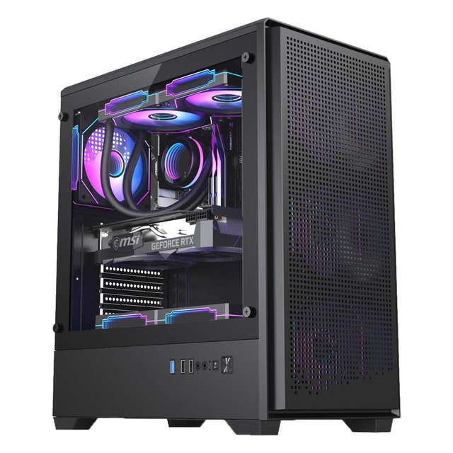 OEM S06 Mesh Glass Gaming Case Desktop Gabinete Gamer RGB Boitier Gamer Computer PC Case Chasis