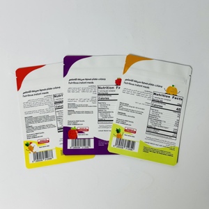 Custom Design <b>Zip</b> Lock <b>Bag</b> Cookie Nuts Kraft Paper <b>Bag</b> Food Plastic Packaging Pouches Zipper Pouch - Product Image 4