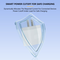 Chargeur mural USB-C PD 20W à charge rapide, normes US, UE, UK, avec sortie 5V/3A pour ordinateur portable, téléphone portable, montre connectée, outil électrique, appareil photo
