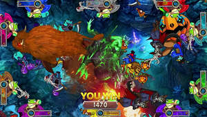 Videojuego de disparos <span class=keywords><strong>Monster</strong></span> City Arcade Skill 4 Man Shooting <span class=keywords><strong>Monster</strong></span> para sala de juegos en EE. UU. - Product Image 2