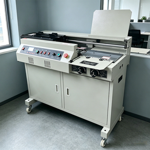 Máquina de Encuadernación Perfecta, Máquina Automática de Encuadernación con Pegamento Caliente, Encuadernadora de Folletos - Product Image 1