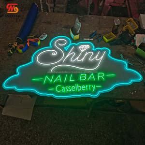 SMOOTH Factory Direct Custom Logo Nightclub Neon Sign Fixed Color Acrylic Neon Board Sign For Bar Decoration - Product Image 6