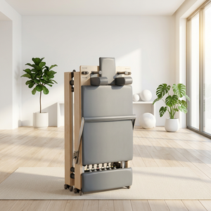 Máquina de Pilates Reformer Plegable de Madera de Arce para Entrenamiento en Estudio de Pilates, Proveedor Mayorista Comercial - Product Image 1