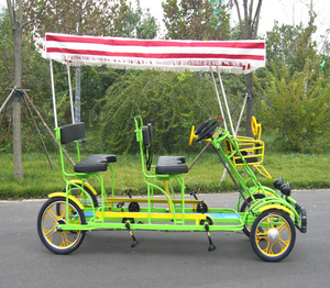 Vélo de tourisme à 4 roues pour 4 adultes / Vélo 6 places le plus vendu avec siège bébé LY-16-15 Vélo 6 places avec siège bébé LY - Product Image 3