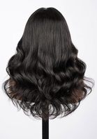 Perruque Lace Front Body Wave sans colle, cheveux humains vierges péruviens, dentelle suisse HD pour femmes