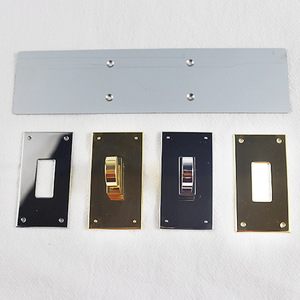 Luggage Hardware Accessories 3x5.3Cm Stainless Steel Electroplated Gold Rectangular Twist Locks For Bags Durability - Product Image 3