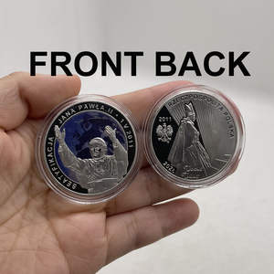 Moneda de Oro con la Imagen de Juan II, Recuerdo de Polonia, Moneda de Plata Chapada en Plata, para Colección y Regalos - Product Image 5