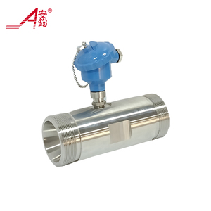 Kỹ thuật số 316L thép không gỉ dòng <span class=keywords><strong>Turbine</strong></span> mét với LCD hiển thị OEM lỏng nước xung 4-20mA đầu ra - Product Image 3