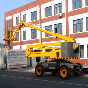 12-25 मीटर प्लेटफॉर्म मोबाइल बूम लिफ्ट गैसोलीन को 200-250 किलोग्राम क्षमता के साथ स्व-चालित बूम लिफ्ट - Product Image 4