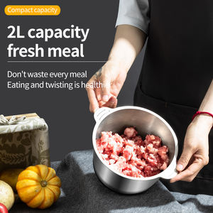 Hachoir à légumes et viande entièrement en cuivre, petit hachoir électrique multifonction pour la maison - Product Image 3