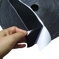Bande d'étanchéité autocollante écologique à boucles auto-agrippantes haute élasticité pour portes et fenêtres, en polyester/nylon, prix usine, vente chaude