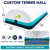 Couverture de court de tennis gonflable sur mesure, hermétique, installation rapide, dôme sportif gonflable