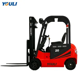 Youli 2 2.5 3 3.5 ton sıcak satış çiftlik kullanımı ile ucuz fiyat yüksek kapasiteli pil forklift elektrikli Forklift ekleri