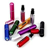 5ml 8ml Mini atomiseur de parfum bouteilles de parfum rechargeables bouteille de pulvérisation d'atomiseur de parfum en aluminium de taille de voyage