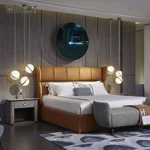 Wbert ตู้โรงแรมไม้เนื้อแข็งตู้ข้างเตียงนอร์ดิกทันสมัยเรียบง่ายตู้เก็บของเฟอร์นิเจอร์โดยตรง - Product Image 6