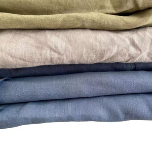 Cortina de lino orgánico francés para ropa de cama, mantel Extra <span class=keywords><strong>ancho</strong></span> de 100% cm, Color sólido lavado, venta al por mayor, <span class=keywords><strong>280</strong></span> - Product Image 1