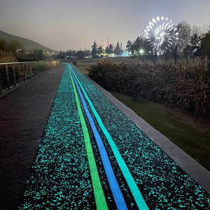 Hochwertiger Umweltfreundlicher Langlebiger Natürlicher Leuchtstein für Gartendekoration Leuchtstein-Pflasterung Leuchtender Kies - Product Image 5