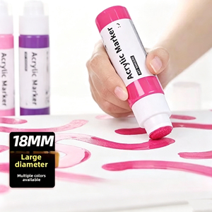 Marcador de Pintura Acrílica de 60 ml, Rotulador para Graffiti, Punta de 18 mm, Multicolor, Resistente al Agua, a Base de Agua, de Gran Capacidad - Product Image 2