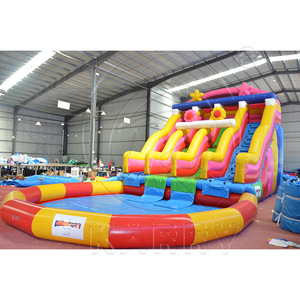 Castillo de salto inflable de PVC comercial para niños, puente hinchable grande para interiores/exteriores para eventos escolares o uso doméstico - Product Image 3