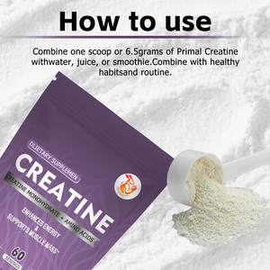 Creatina en Polvo a Precio de Mayoreo, Promueve el Crecimiento Muscular Magro, Mejora el Rendimiento Físico con Creatina Monohidrato y Aminoácidos - Product Image 3