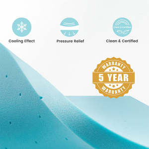 3 inch Bộ nhớ bọt giường nệm Topper Nệm Vật liệu futon Nhật Bản viscoelastic tấm xốp - Product Image 2