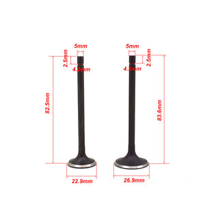 Soupape de moteur de moto, admission, échappement, tige de soupape, guide de soupape, joint d'huile pour <span class=keywords><strong>Honda</strong></span> CBF125 <span class=keywords><strong>CBF</strong></span> <span class=keywords><strong>125</strong></span> KXV - Product Image 1