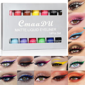 Cosméticos al por mayor líquido delineador de ojos conjunto de maquillaje impermeable a prueba de sudor grueso rizado maquillaje - Product Image 6