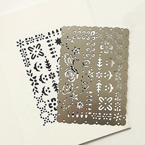 Tùy chỉnh hoa động vật mô hình khác nhau thép không gỉ kim loại vẽ sơn stencils cho Diy scrapbooking mẫu thủ công mỹ nghệ - Product Image 2