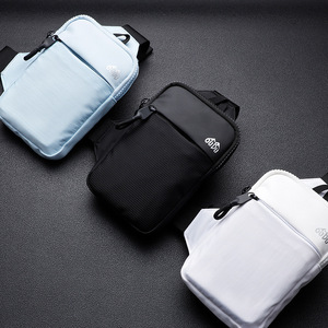 Custom Men's Mini Nylon Single Shoulder Bag <strong>Small</strong> Square Black Crossbody Sport <strong>Chest</strong> Pack with Anti-Theft Portable Feature - Product Image 2