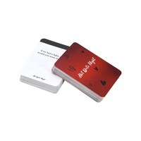 Jeu de cartes pour soirée en couple, cartes de jeu personnalisées pour adultes, cartes de conversation romantiques pour relations, vente en gros OEM