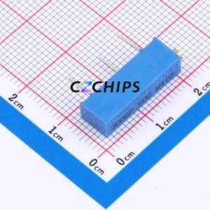 ตัวต้านทาน/โพเทนชิโอมิเตอร์แบบปรับได้สำหรับ3006P-500-LF ผ่านชิ้นส่วนรู (THT)-3P, ตัวต้านทาน6.5x4.9มม. 50Ohm 10% 750mW 250ppm/℃ - Product Image 1