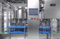 Machine automatique de remplissage et de bouchage de liquides, 12 têtes, bouchon à vis, acier inoxydable, sans bouteille, sans remplissage, pour boissons non gazeuses