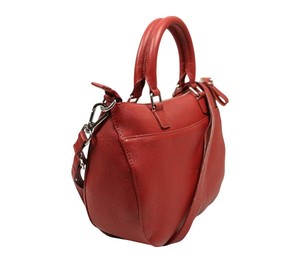 Bold Statement Women <b>Red</b> Leather Handbag Luxury Classic Design Stylish Shoulder Tote Bag Elegant Ladies <b>Purse</b> for Work Office - Product Image 3