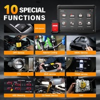 2025 Ancel X6 OBD2 Alat Pemindai Otomotif Sistem Lengkap Alat Diagnostik Mobil Pembaca Kode ABS TPMS EPB DPF IMMO SAS Reset Oli