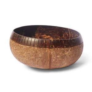 High Quality Eco-frienly Vietnam Coconut Shell <b>Bowls</b> Handmade /coconut <b>Bowls</b> and Wooden Spoon Set <b>Ice</b> <b>Cream</b> Smoothie - Product Image 3