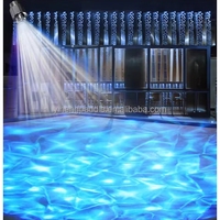 Projecteur de logo océanique multicolore à effet d'onde d'eau LED dynamique 3D 150w, étanche IP67, projection au sol, au mur, au plafond