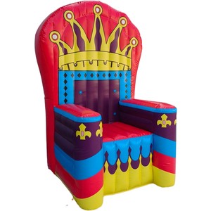 บัลลังก์เป่าลมสูง 2 เมตร พร้อมเครื่องเป่าลม, เก้าอี้บัลลังก์เป่าลมสำหรับกษัตริย์หรือราชินี, เก้าอี้บัลลังก์เป่าลม - Product Image 4