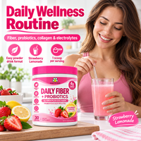 Poudre de boisson OEM à la fraise, glutathion, collagène, vitamine C, antioxydant, éclaircissant pour la peau, complément alimentaire, marque privée