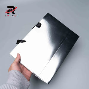 Bolsas de Papel Laminadas Grandes con Asas de Algodón, Personalizadas, de Lujo, para Regalos, con Acabado Mate y Relieve - Product Image 5